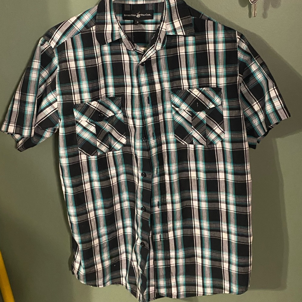 Beverly Hills polo club short sleeve button up